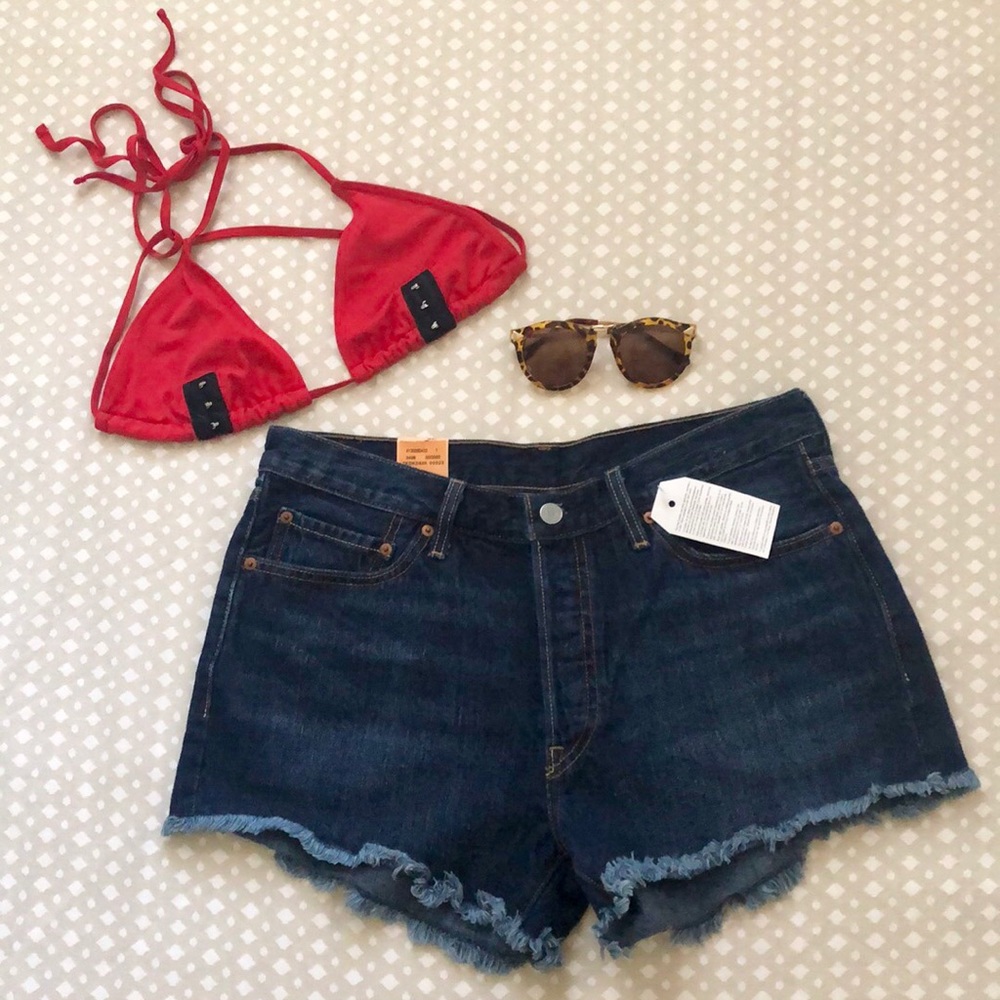 Levi’s 501 shorts - dark rinse